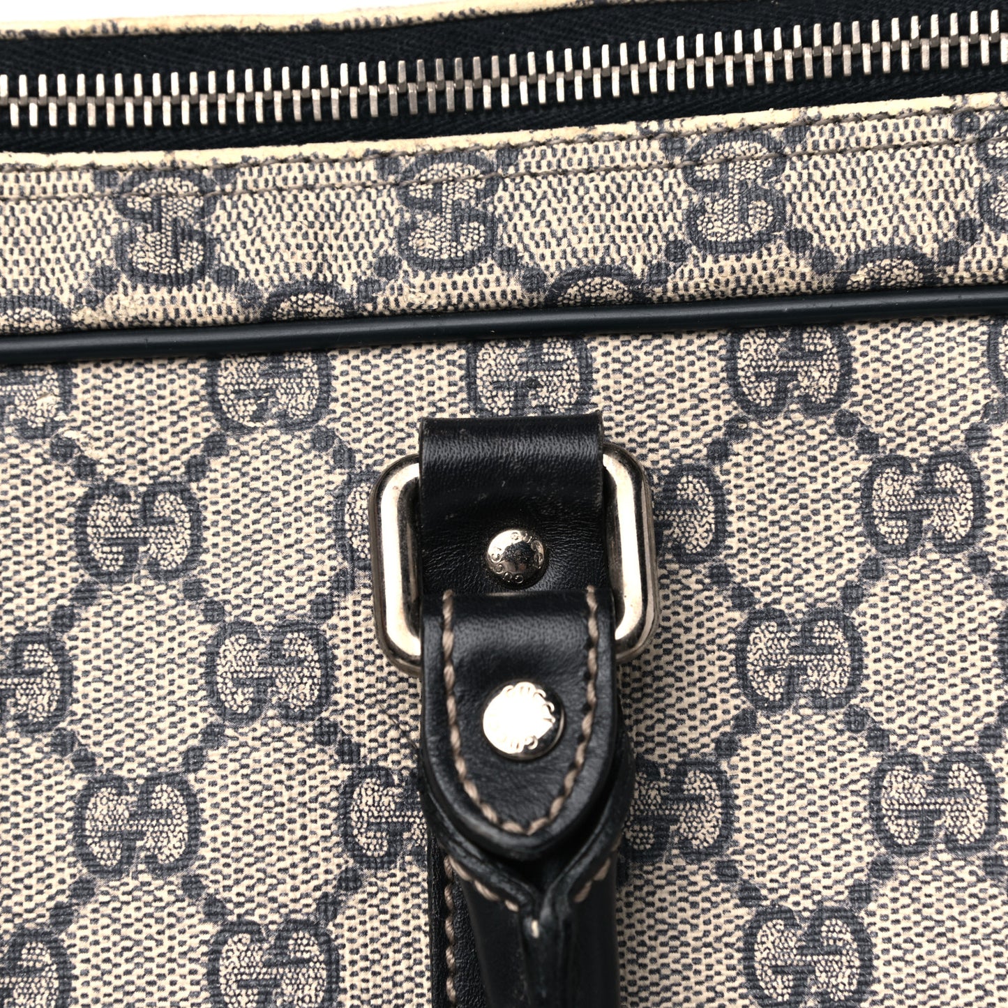 GG Plus Monogram Medium Briefcase Navy