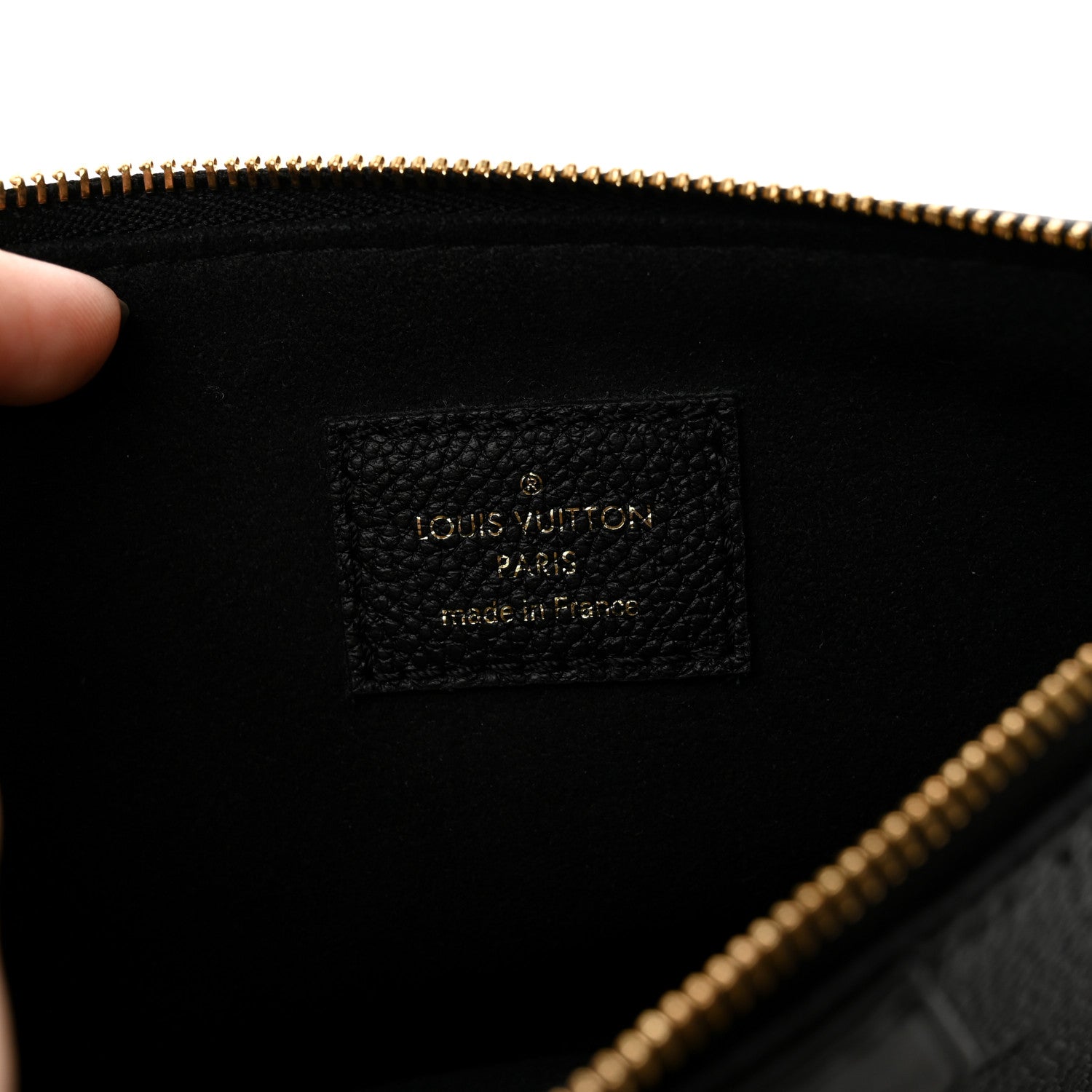 Louis Vuitton Empreinte Monogram Giant Multi Pochette Accessories Mini Pochette Black 5 of 7
