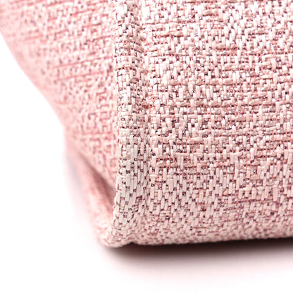 Chanel Lurex Boucle Deauville Medium Tote Pink 10 of 11
