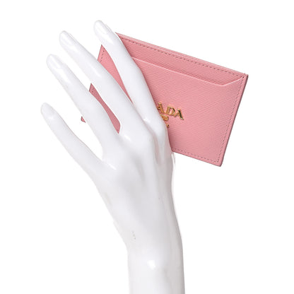Prada Saffiano Metal Card Case Petalo 3 of 8