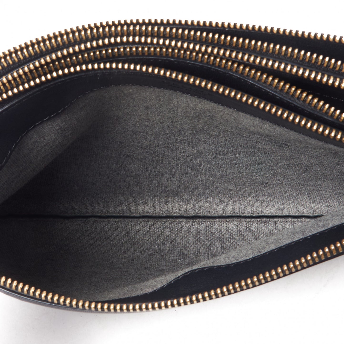 Lambskin Large Trio Crossbody Bag Black