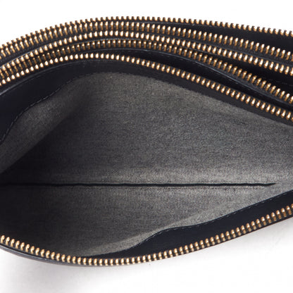 Celine Lambskin Large Trio Crossbody Bag Black 9 of 11