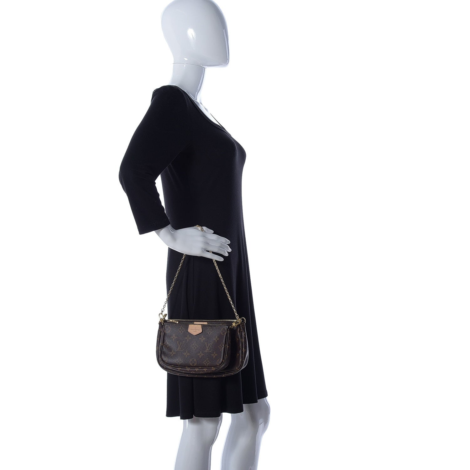 Louis Vuitton Monogram Multi Pochette Accessories Kaki 3 of 13