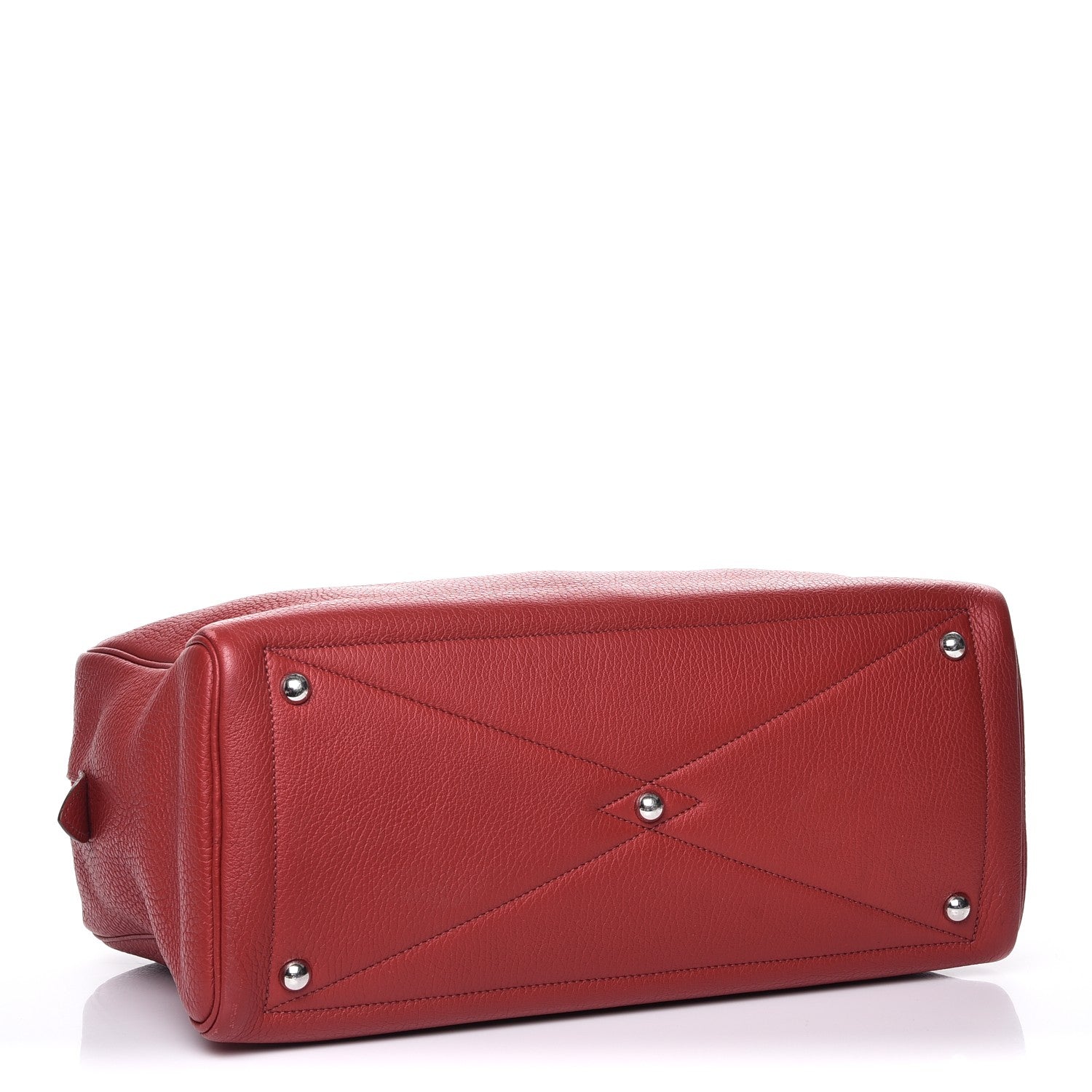 Hermes Taurillon Clemence Victoria II 35 Rouge Garance 4 of 7