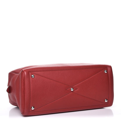 Hermes Taurillon Clemence Victoria II 35 Rouge Garance 4 of 7