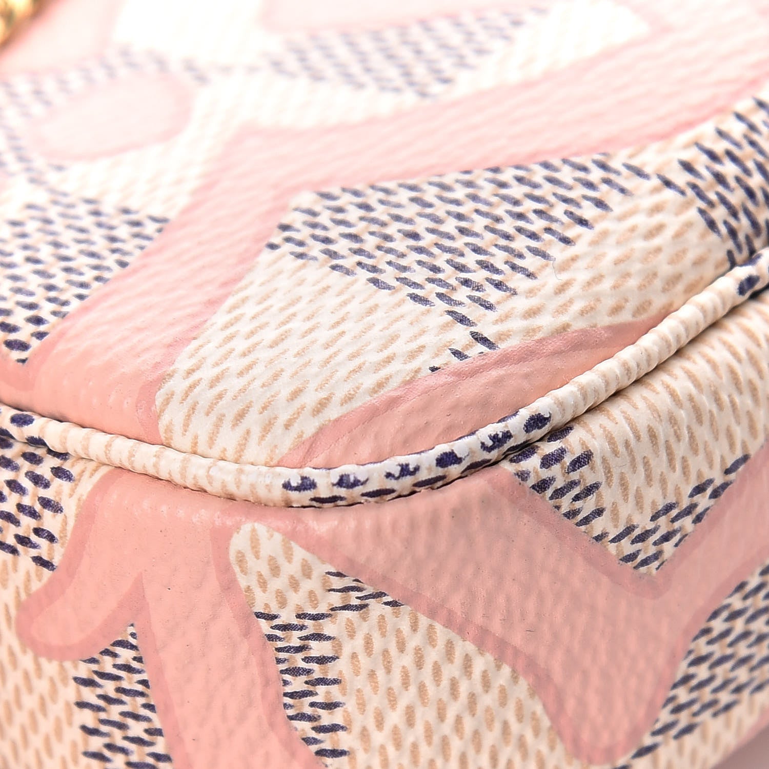 Louis Vuitton Damier Azur Tahitienne Mini Pochette Accessories 11 of 13