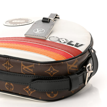 Louis Vuitton Calfskin Monogram LV Airline Boite Chapeau Souple White 9 of 13