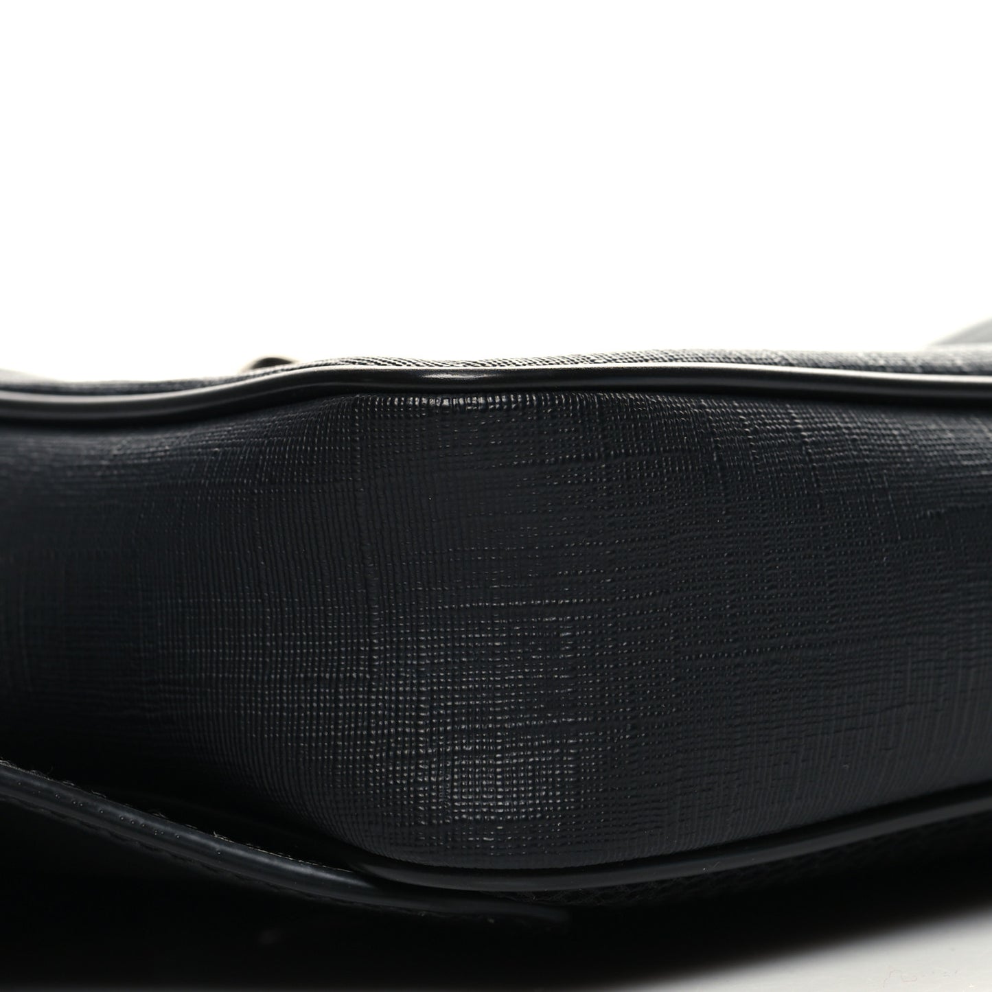 Soft GG Supreme Monogram Web Belt Bag Black Grey