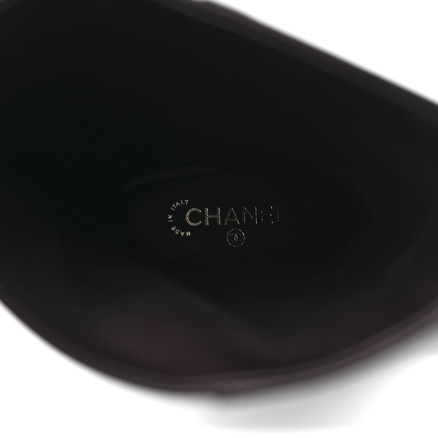 Chanel Calfskin CC High Boots 40.5 Brown 7 of 8