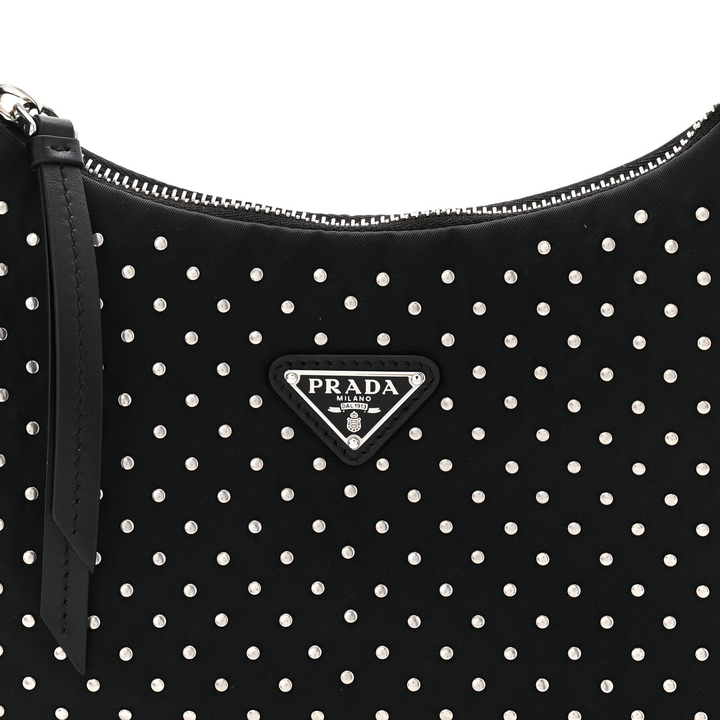 Re-Nylon Vela Studs Mini Re-Edition 2000 Bag Black