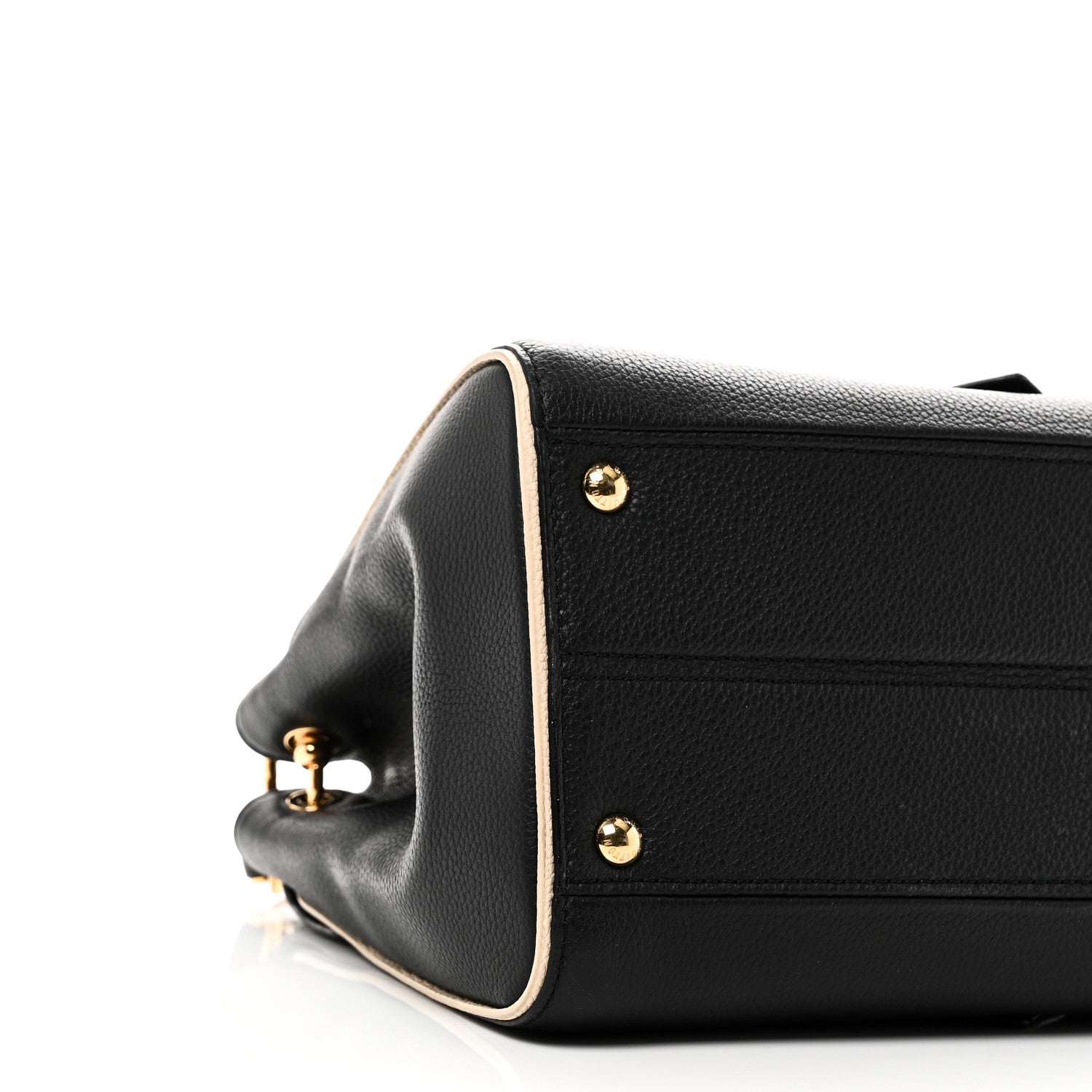 Louis Vuitton Grained Calfskin Monogram Double V Black 1879393