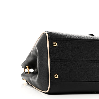 Louis Vuitton Grained Calfskin Monogram Double V Black 8 of 9