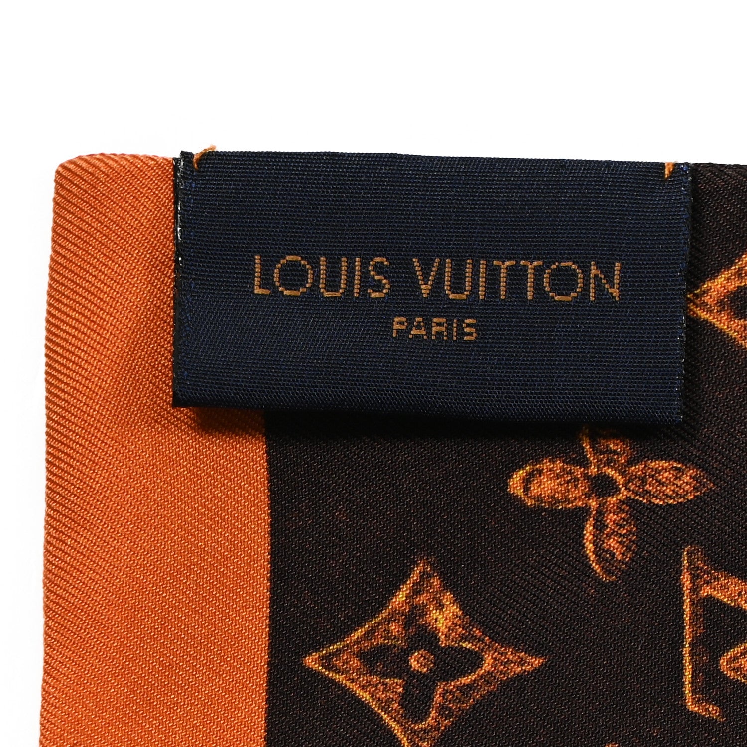 Louis Vuitton Silk Catogram Classic Bandeau Marron 3 of 3