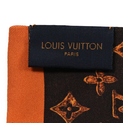 Louis Vuitton Silk Catogram Classic Bandeau Marron 3 of 3