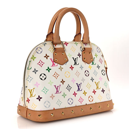 Louis Vuitton Monogram Multicolor Alma PM White 4 of 13