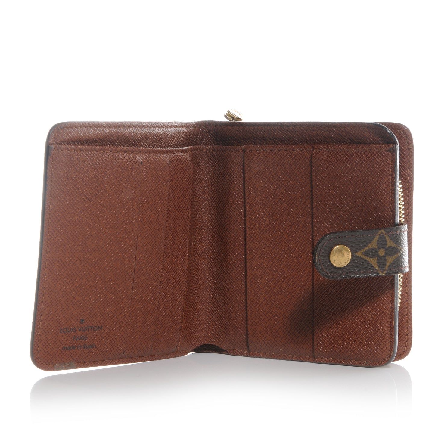 Monogram Compact Zippe Zipped Wallet