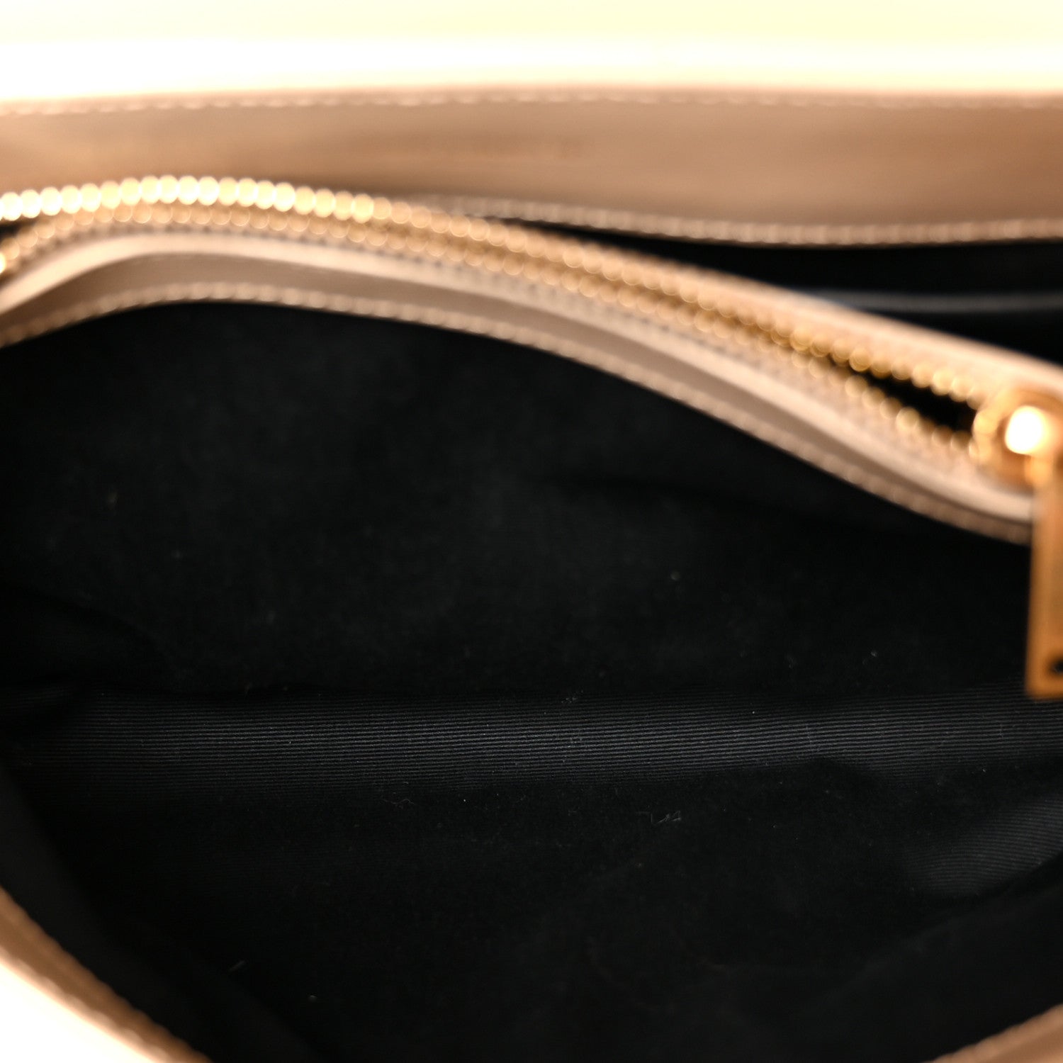 Saint Laurent Calfskin Y Quilted Monogram Small Loulou Chain Satchel Dark Beige 5 of 11