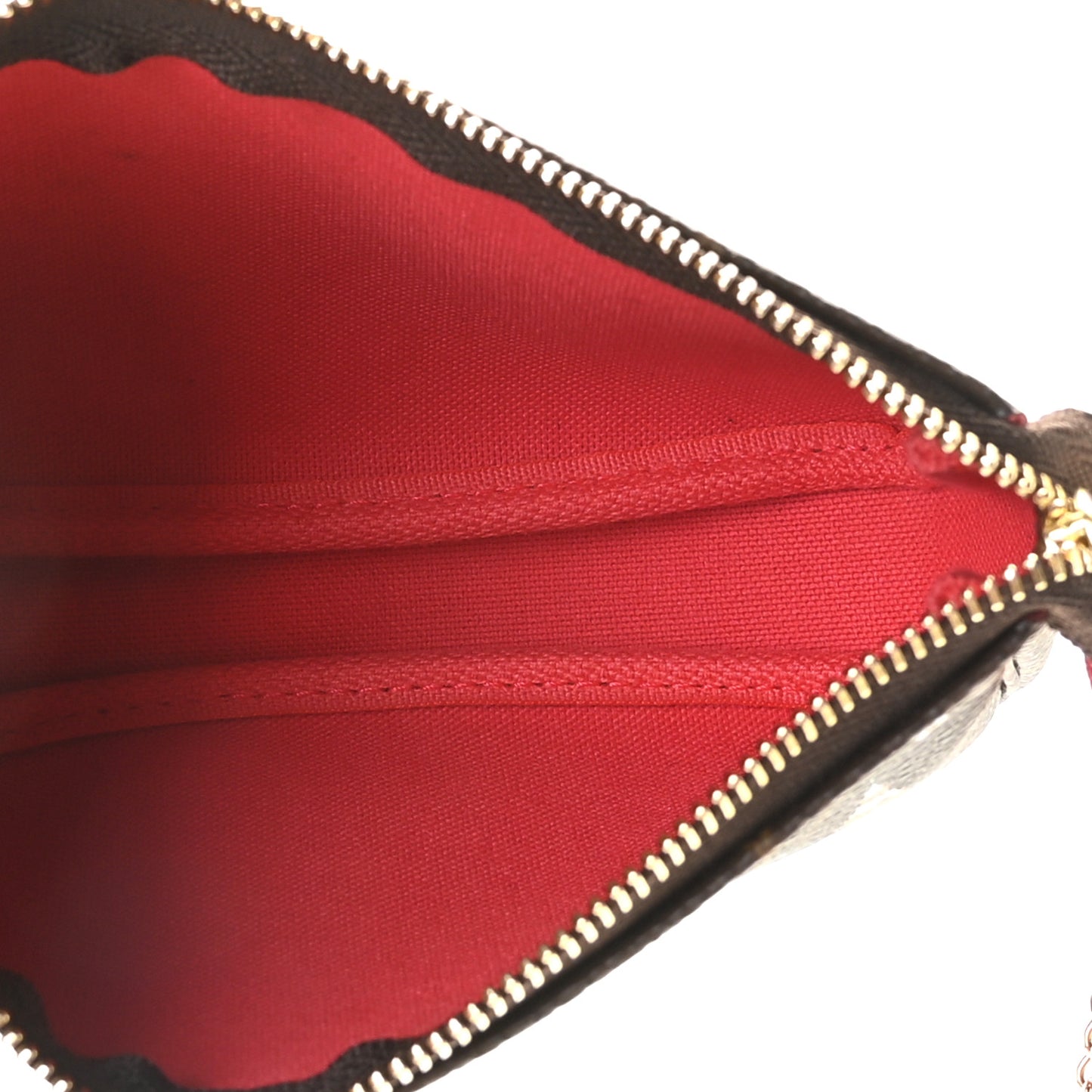 Monogram 2021 Christmas Animation London Mini Pochette Accessories Red