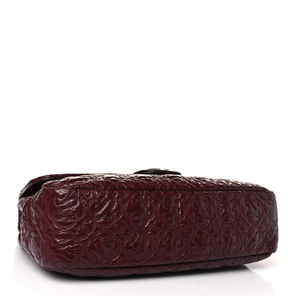 Chanel Vinyl Rock In Moscow Single Flap Dark Red 4 of 9
