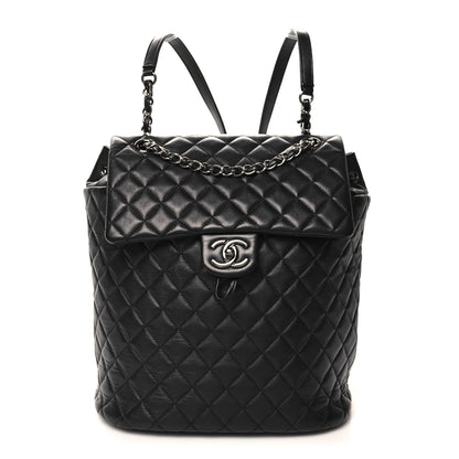 Chanel Lambskin Quilted Large Urban Spirit Backpack Black 1 of 10