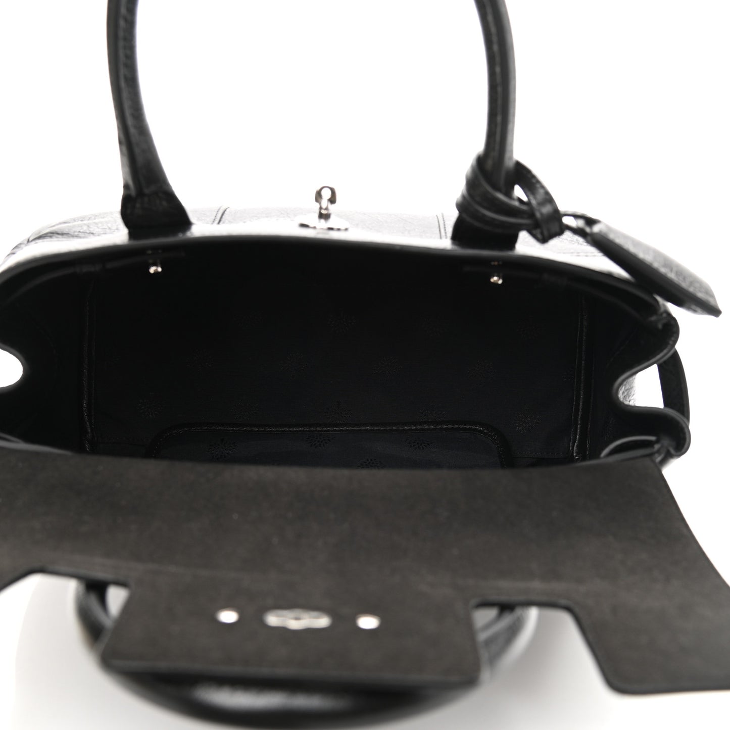 Soft Shine Calfskin Small Bayswater Black