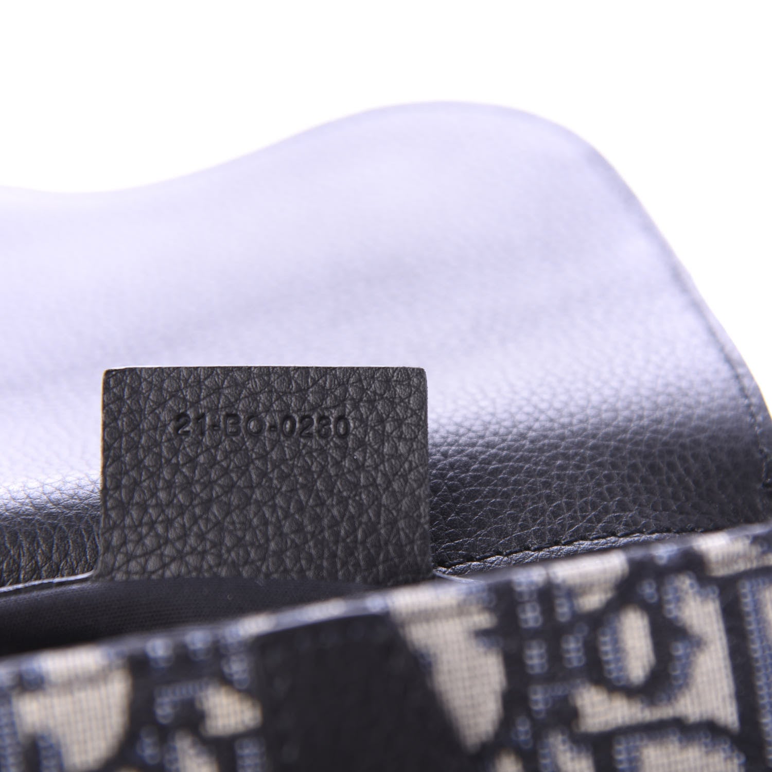Christian Dior Oblique Saddle Pouch Blue 9 of 10