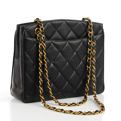 Chanel Lambskin Quilted Shoulder Bag Black 3 of 9