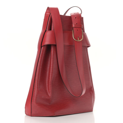 Louis Vuitton Epi Sac D'Epaule GM Castillan Red 4 of 11