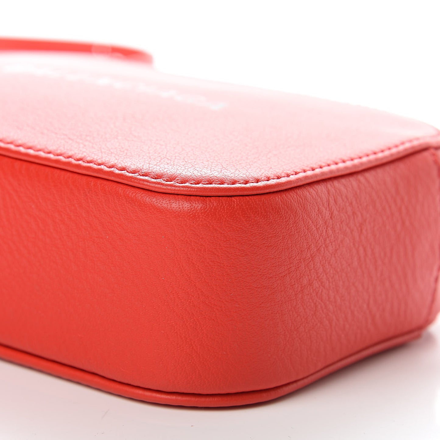 Smooth Calfskin Logo XS Everyday Camera Bag Vivid Red Black