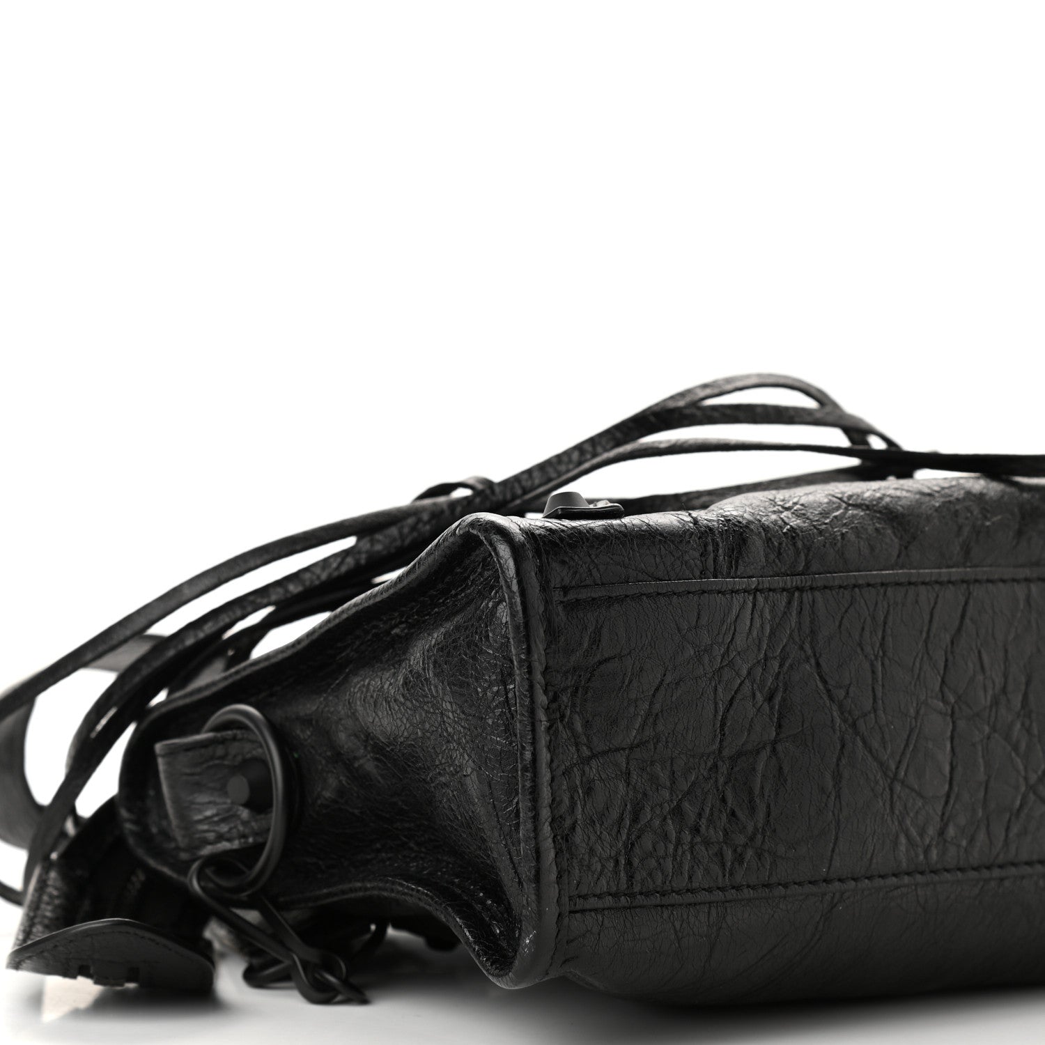 Balenciaga Agneau Arena Classic Black Hardware Mini City Black 9 of 10