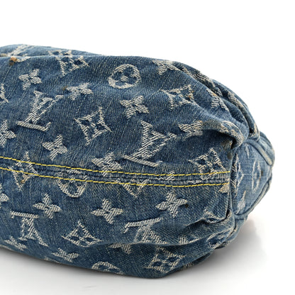 Louis Vuitton Monogram Denim Pleaty Blue 9 of 12