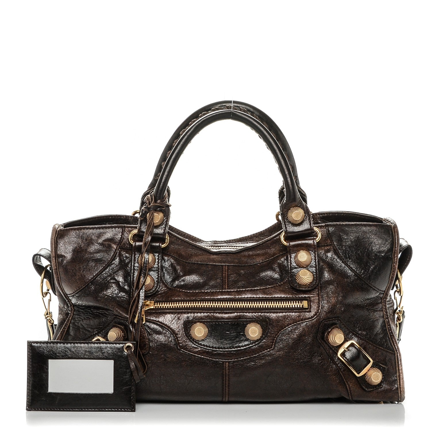 Balenciaga Agneau Giant 21 Gold Hardware Part Time Charbon 1 of 10