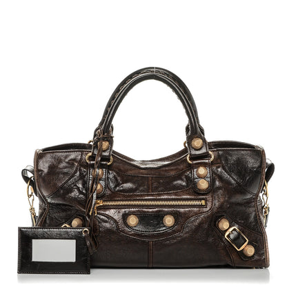Balenciaga Agneau Giant 21 Gold Hardware Part Time Charbon 1 of 10