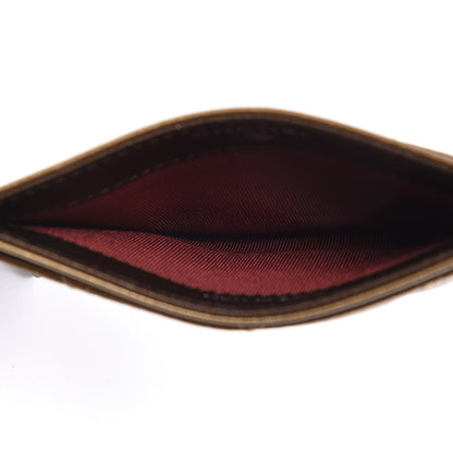 Chanel Metallic Goatskin Quilted Gabrielle Card Holder Bronze 5 of 9