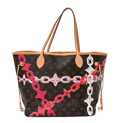 Louis Vuitton Monogram Bay Neverfull MM Rose Ballerine Poppy 1 of 12