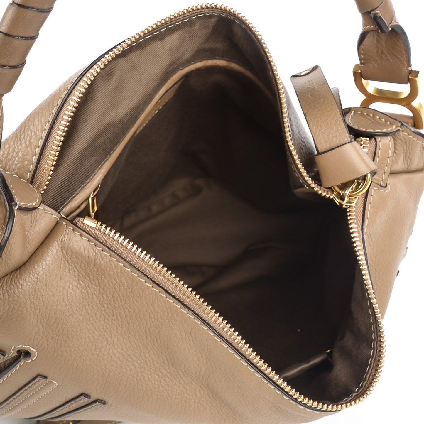 Calfskin Large Marcie Hobo Nut