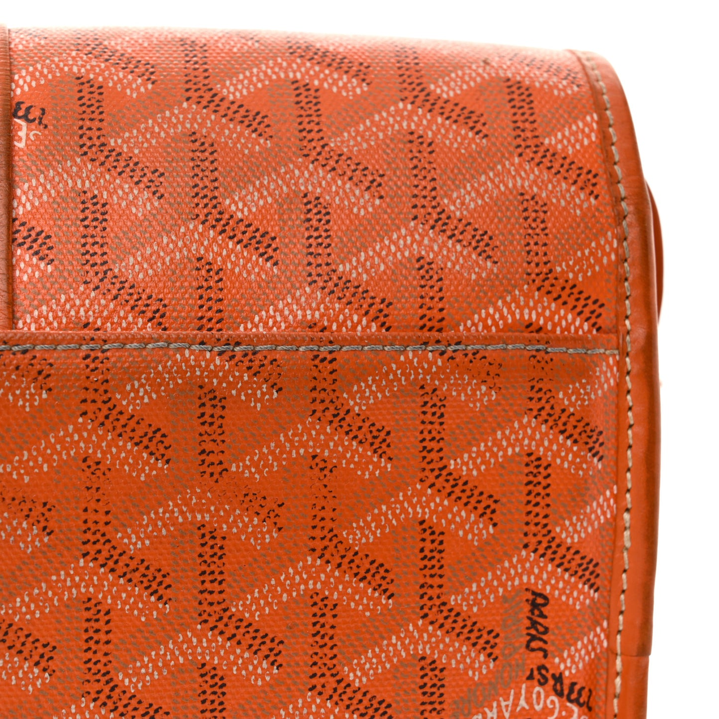 Goyardine Belvedere II PM Messenger Bag Orange