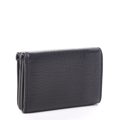 Balenciaga Calfskin Mini Papier Wallet Black 2 of 6
