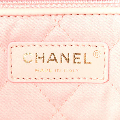 Chanel Shiny Calfskin Quilted Small Chanel 22 Light Pink 7 of 11