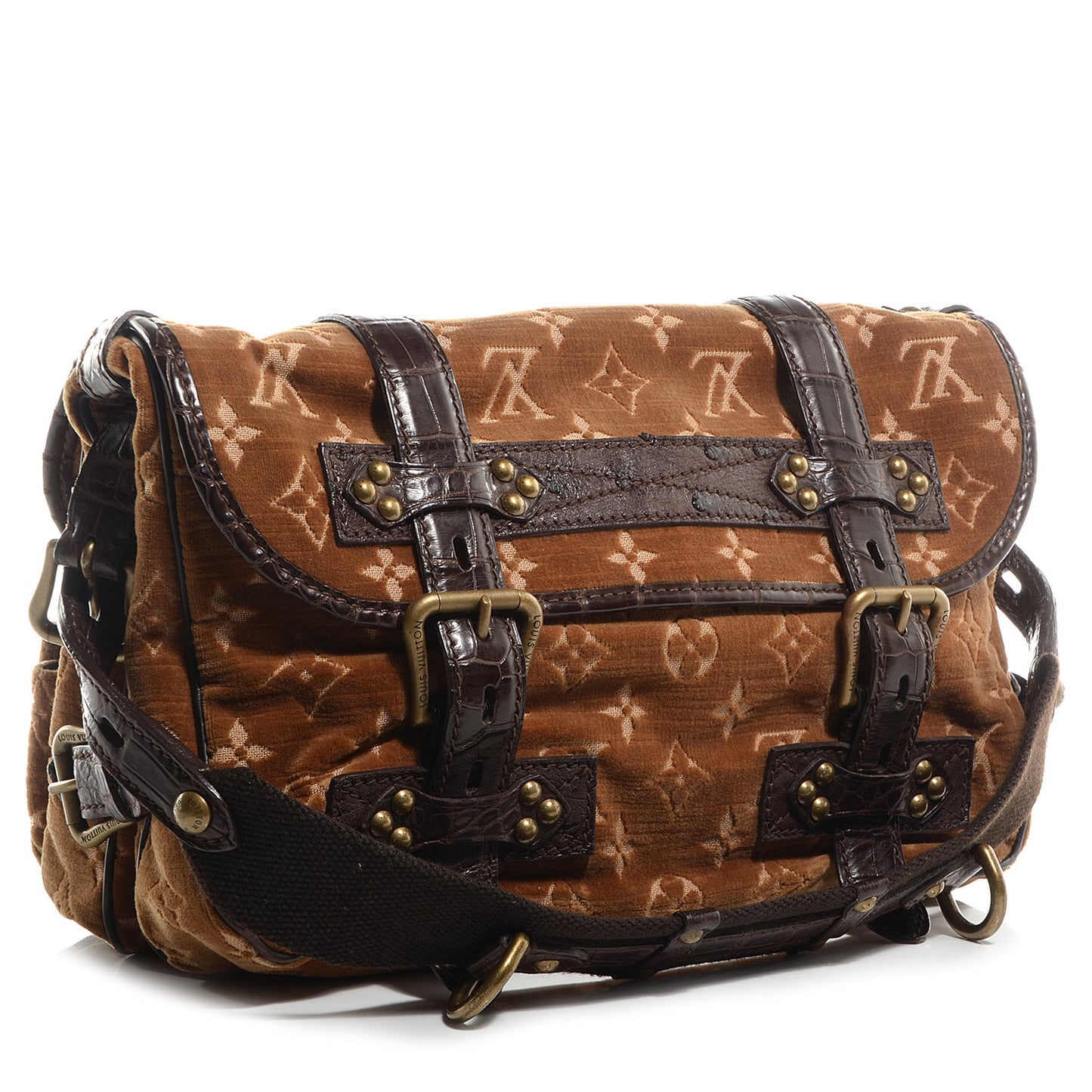 Monogram Velours Clyde Brown