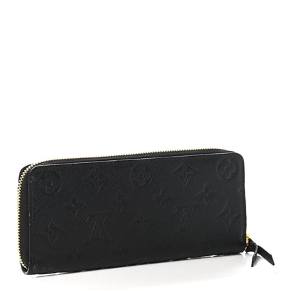 Louis Vuitton Empreinte Clemence Wallet Black 3 of 8