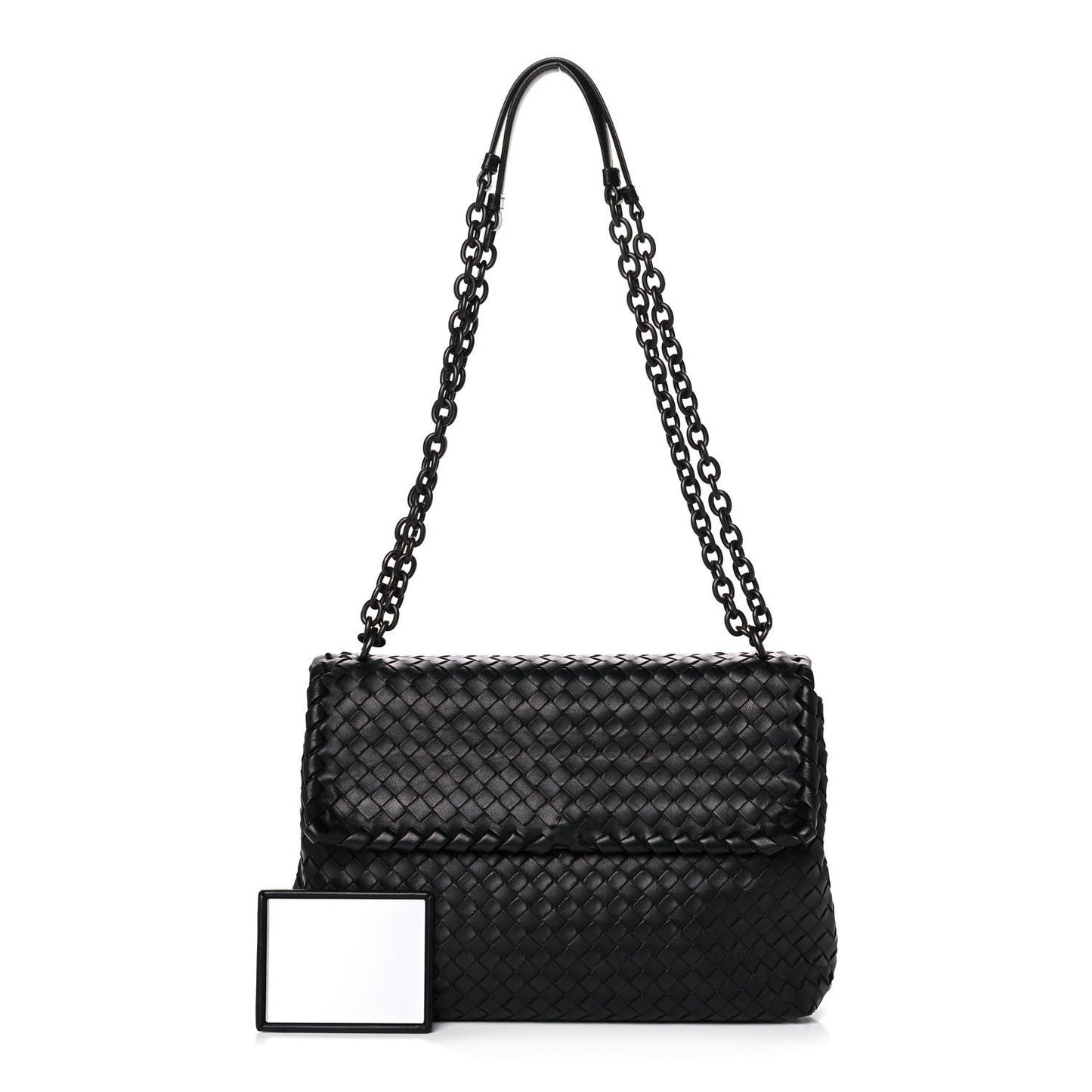 Nappa Intrecciato Small Olimpia Bag Black