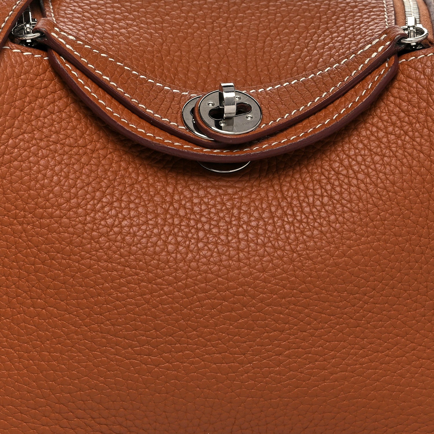 Hermes Taurillon Clemence Mini Lindy 20 Gold 8 of 11