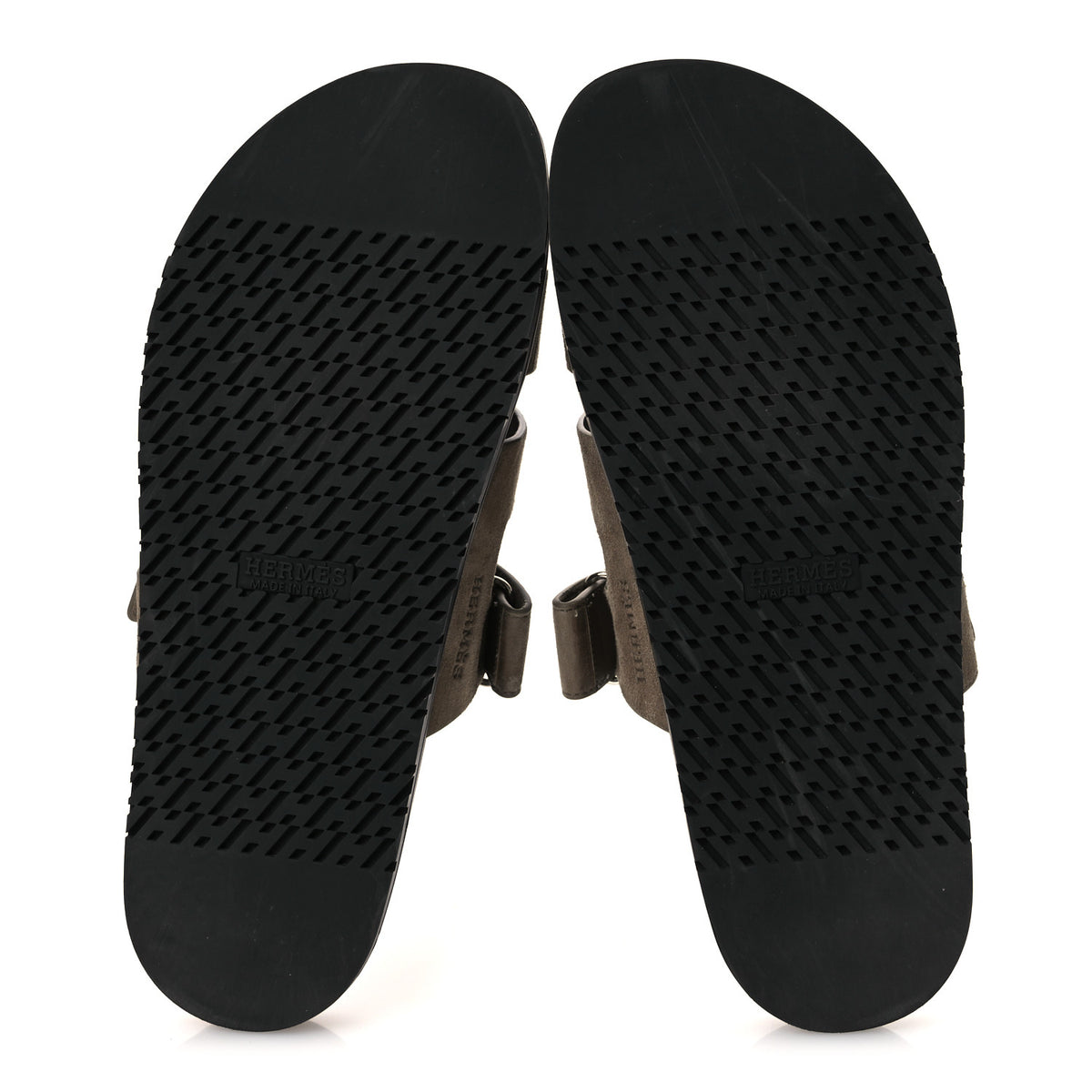 Hermes Suede Goatskin Mens Chypre Sandals 45 Beige Argile 7 of 12