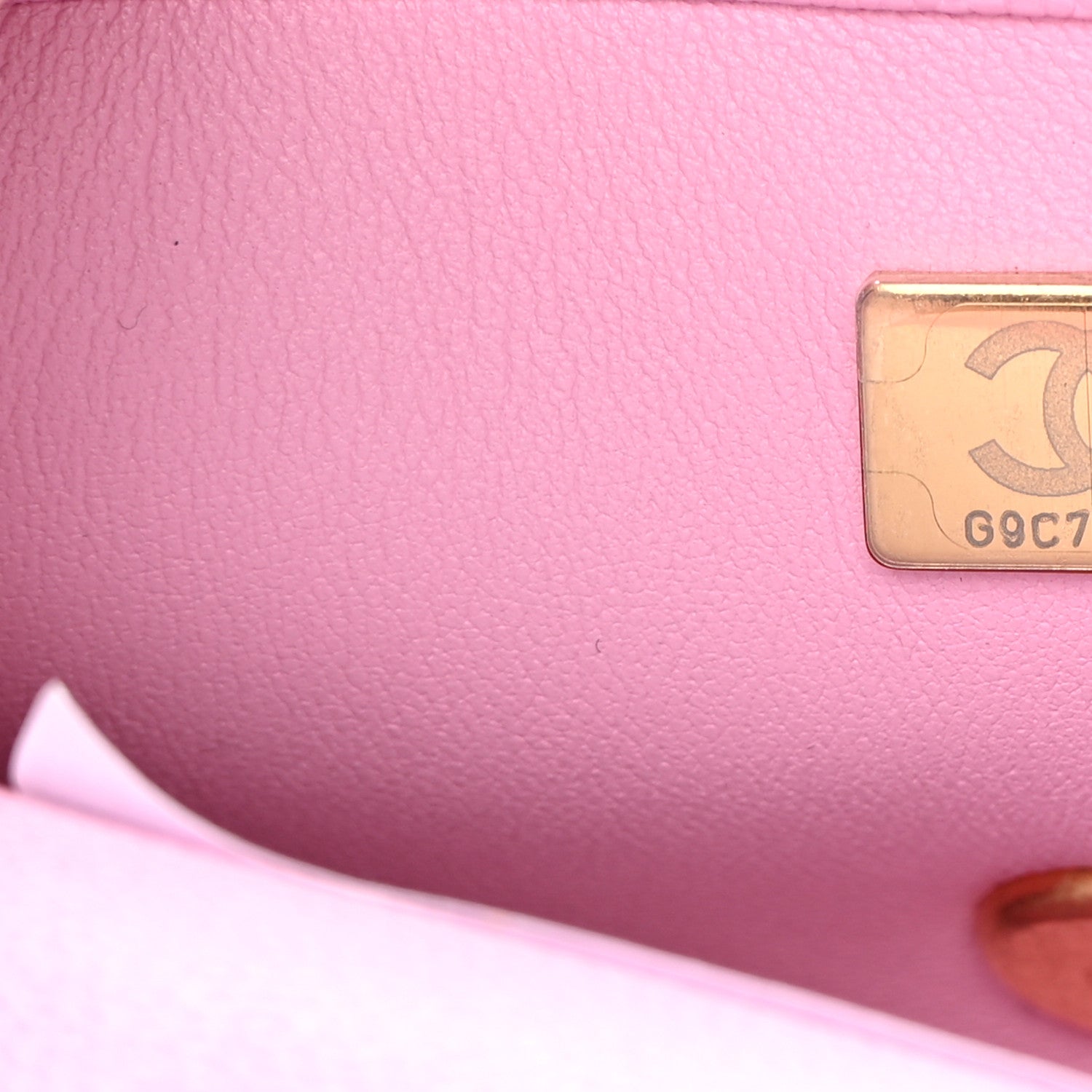 Chanel Caviar Quilted Mini Rectangular Sweetheart Flap Lilac 7 of 11
