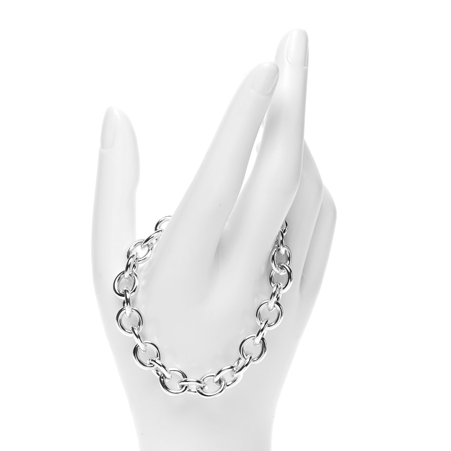Tiffany Sterling Silver Oval Link Bracelet 2 of 4