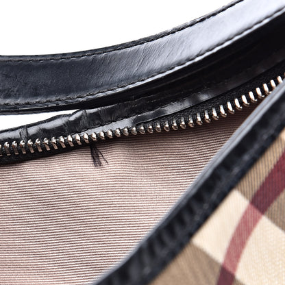 Burberry Supernova Check Buckle Hobo Black 18 of 18