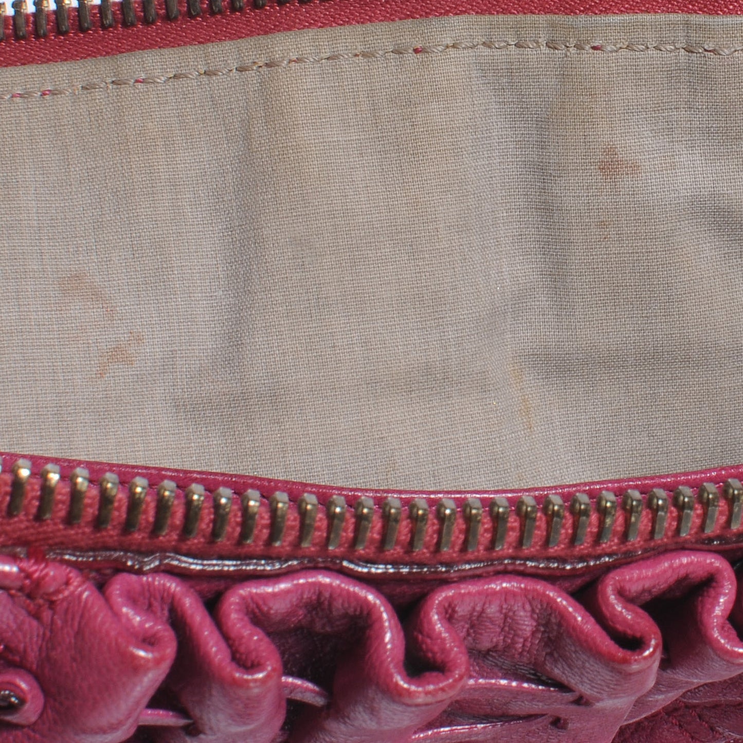 Leather Quilted Small Cecilia Fuchsia