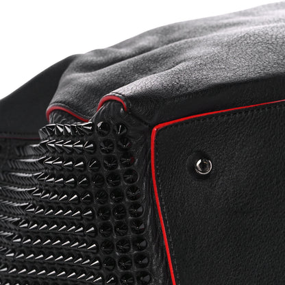 Christian Louboutin Calfskin Panettone Spiked Large Ranch Black 7 of 17