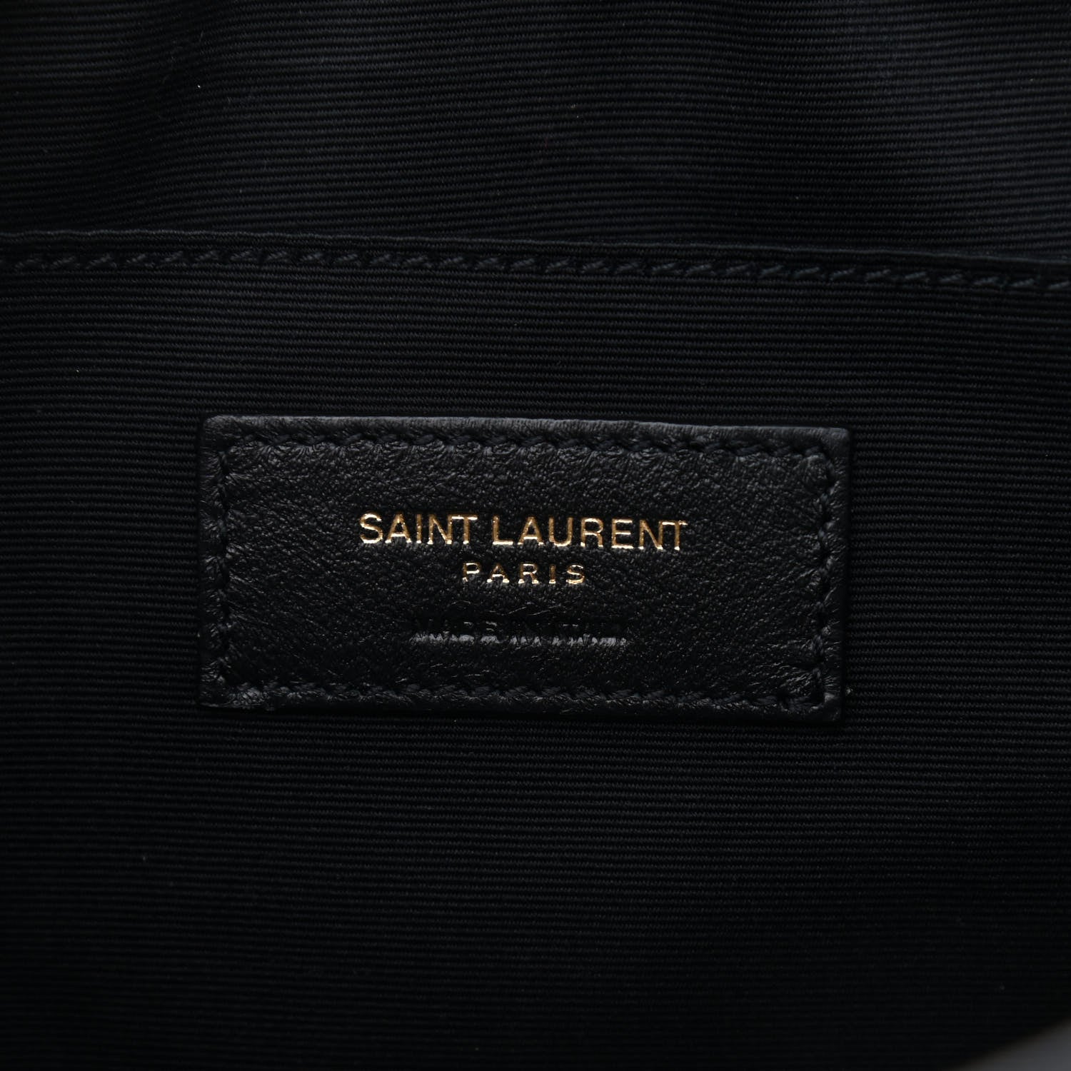 Saint Laurent Suede Calfskin Monogram Lou Camera Bag Black 8 of 9